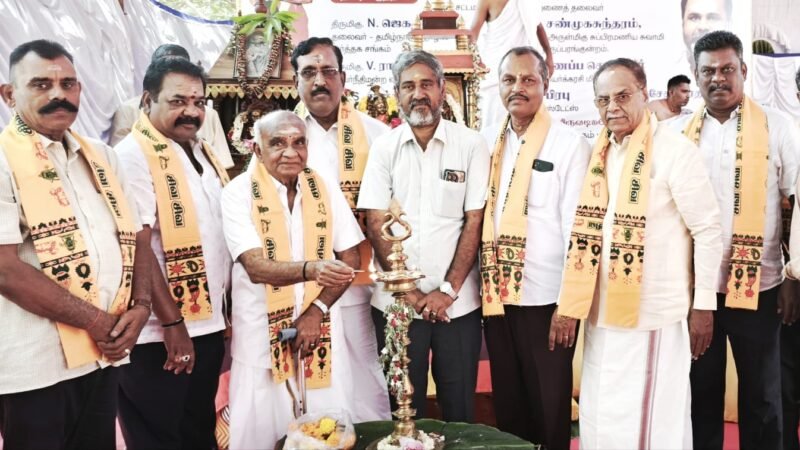 மதுரை அழகர் கோவில் அருகே பொய்கைக்கரைப்பட்டியில் காஞ்சி மஹா பெரியவர் கோயில் கட்டுமானப் பணிகள் தொடக்கம்