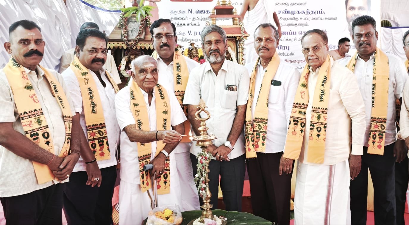 மதுரை அழகர் கோவில் அருகே பொய்கைக்கரைப்பட்டியில் காஞ்சி மஹா பெரியவர் கோயில் கட்டுமானப் பணிகள் தொடக்கம்