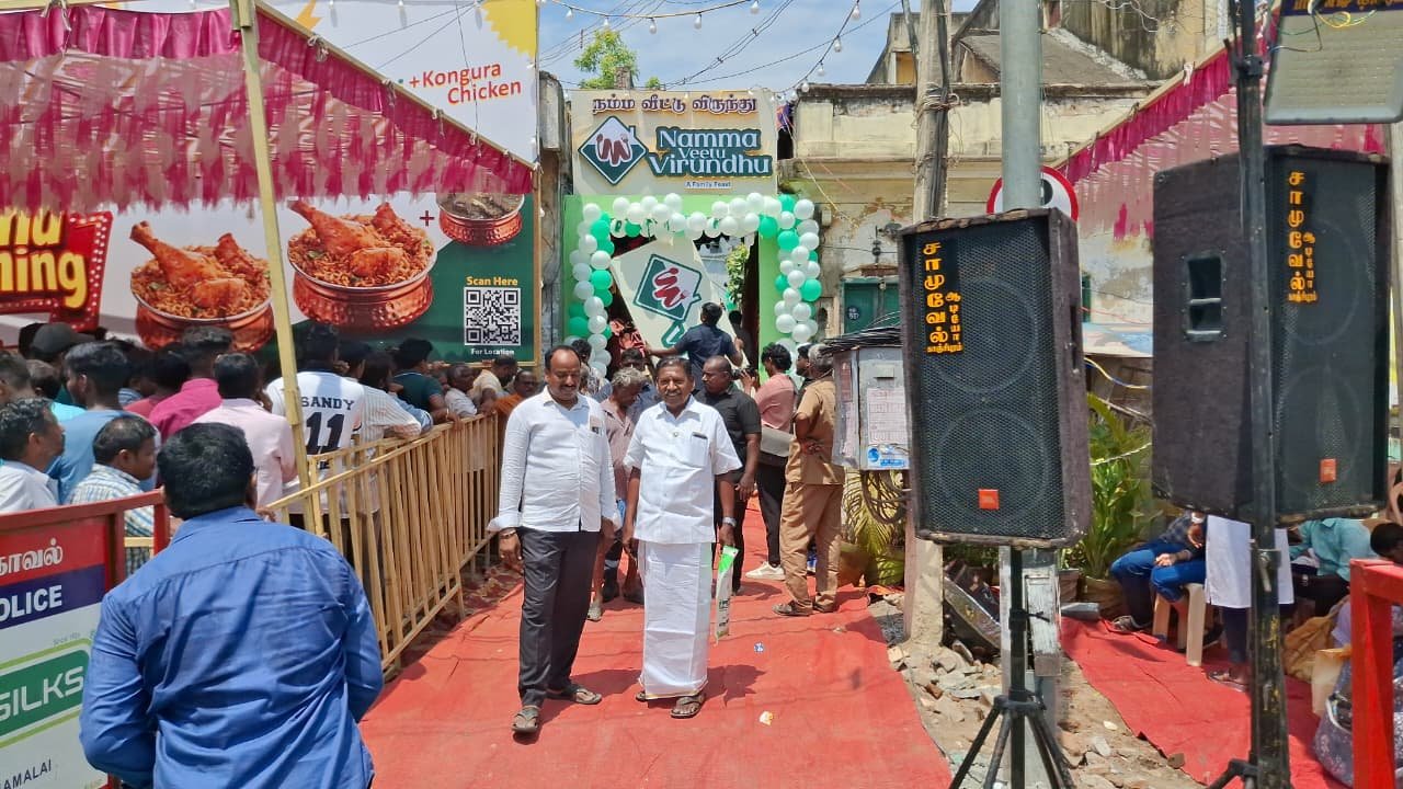 காஞ்சிபுரத்தில் “நம்ம வீடு விருந்து” ஹோட்டல் திறப்பு விழா – ஒரு பிரியாணி வாங்கினால் ஒரு பிரியாணி இலவசம்!