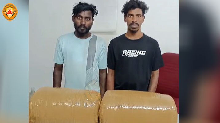 சென்னைக்கு கடத்தி வரப்பட்ட 21kg கஞ்சா: மதுவிலக்கு அமலாக்க போலீசார் நடவடிக்கை – இருவர் கைது