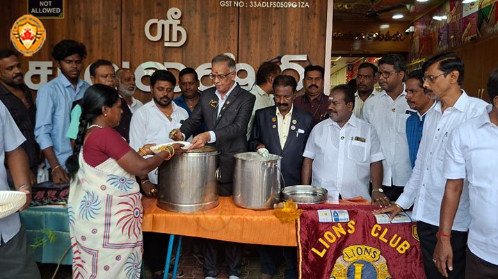 காஞ்சிபுரம் அண்ணா லயன் சங்கம் சார்பில் நலத்திட்ட உதவிகள், அன்னதானங்கள்