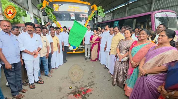 தனியார் பேருந்துக்கு நிகராக குறைந்த கட்டணத்தில் அரசு நவீன குளிர்சாதன பேருந்து துவக்கம்