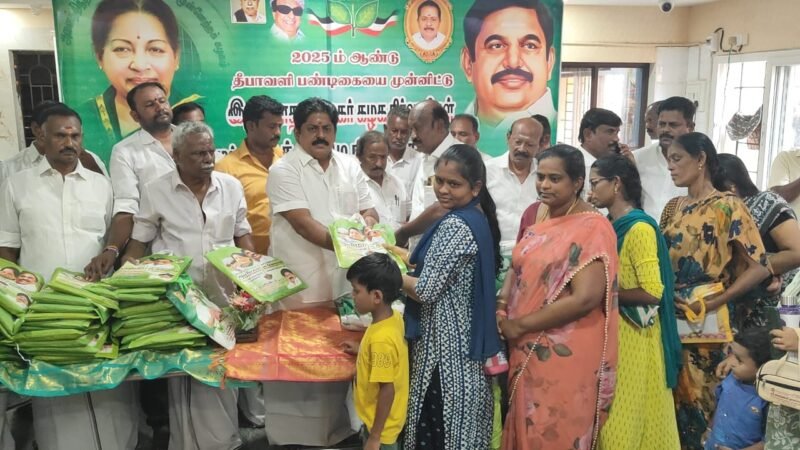 முதலமைச்சர் மு.க.ஸ்டாலின் தமிழக மகளிருக்கு திருநெல்வேலி அல்வா கிண்டிக்கொடுக்கிறார் – முன்னாள் அமைச்சர் மணிகண்டன்