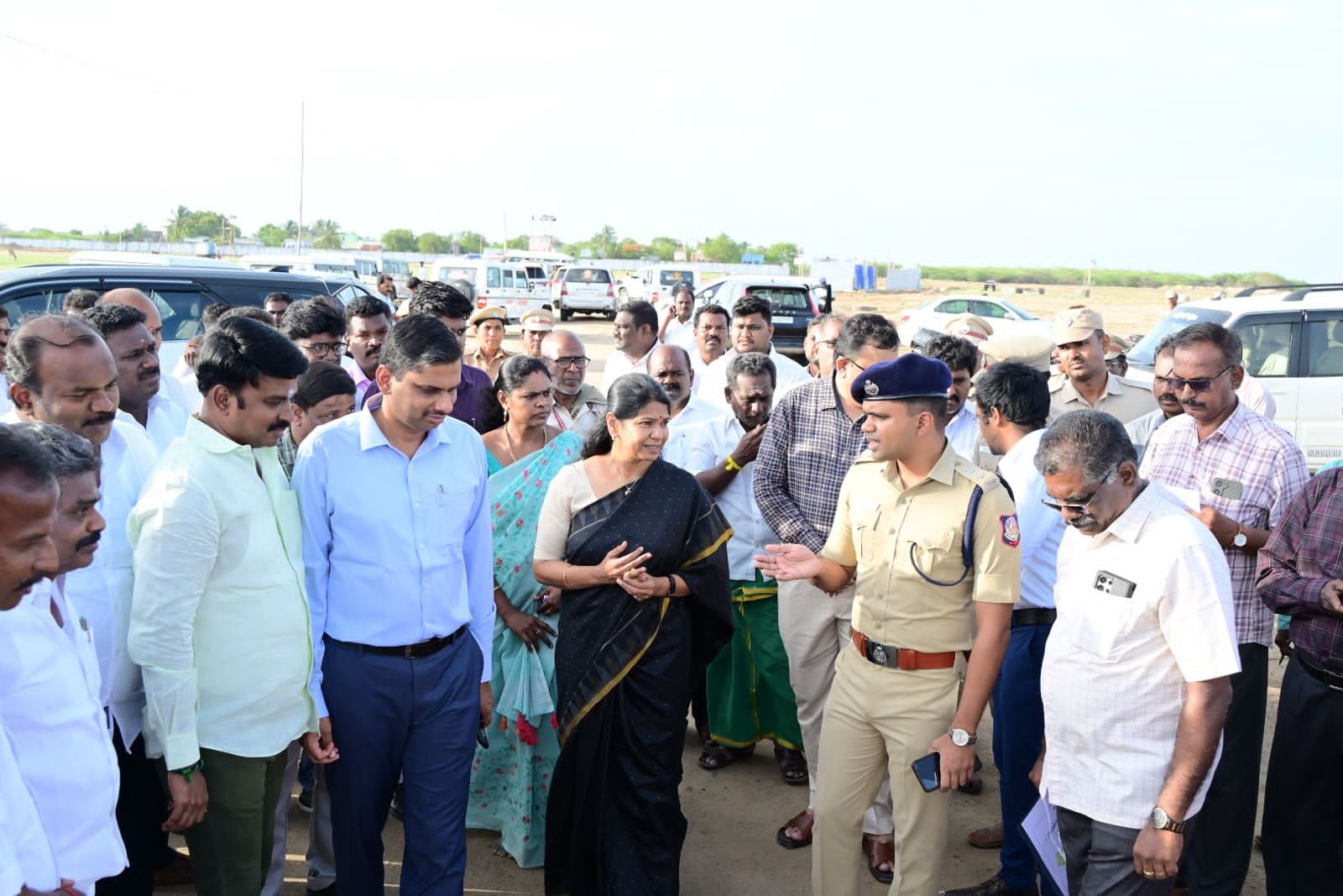 திருச்செந்தூர் சூரசம்ஹாரம், திருக்கல்யாணம் ஏற்பாடுகள்: கனிமொழி MP ஆய்வு