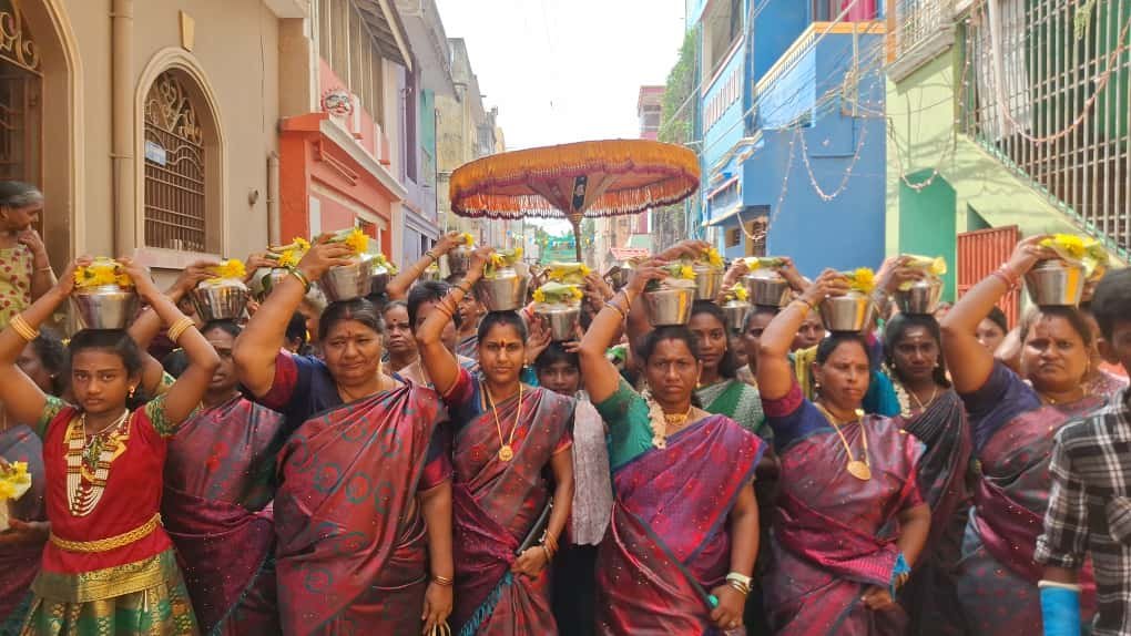 காஞ்சிபுரம் பழனி ஆண்டவர் கோவிலில் பால்குட விழா