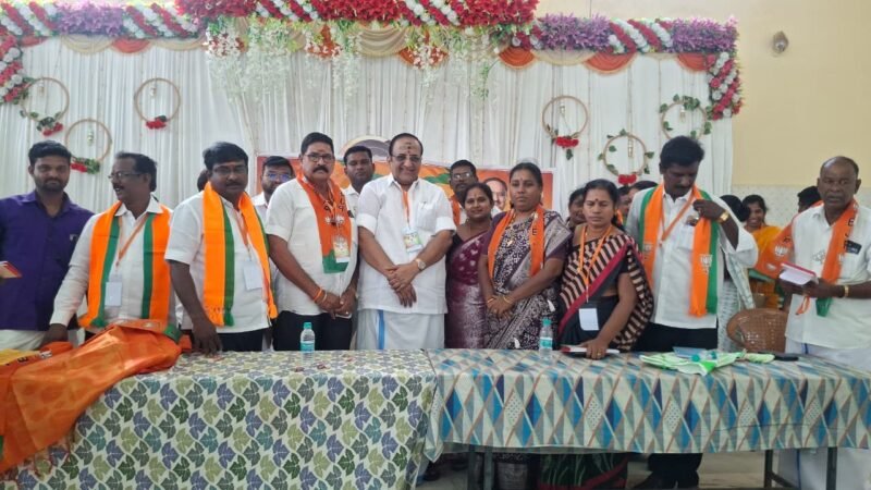 காஞ்சிபுரம் சட்டமன்ற தொகுதியின் SIR திருத்தம் குறித்து பாஜகவின் பயிலரங்கம்