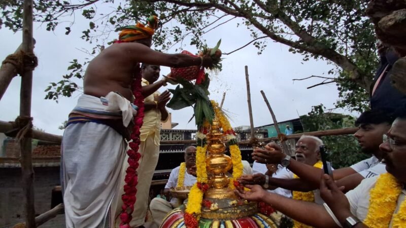 காஞ்சிபுரம் காவலன் கேட் ஸ்ரீ சக்தி விநாயகர் ஆலய மகா கும்பாபிஷேக விழா