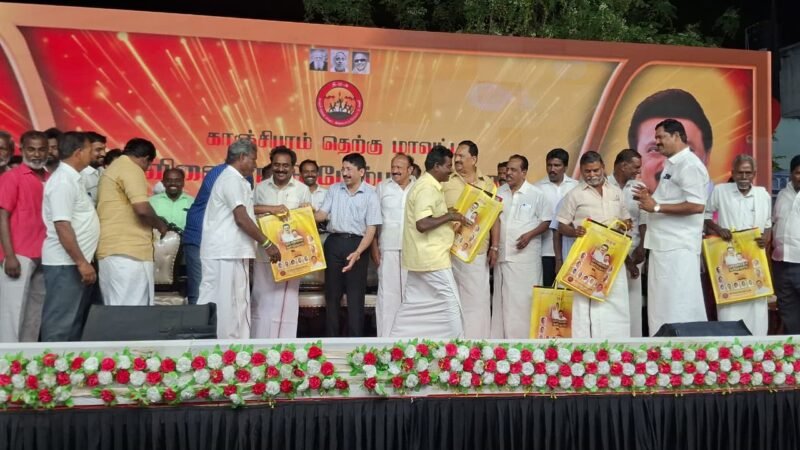 காஞ்சிபுரம் : உதயநிதி ஸ்டாலின் பிறந்தநாளையொட்டி நலத்திட்ட உதவிகள்