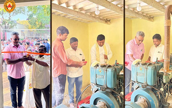 தூத்துக்குடி லூர்தம்மாள்புரம் புனித லூர்து அன்னை ஆலயத்தில் புதிய மின்மோட்டார் கட்டிடம்