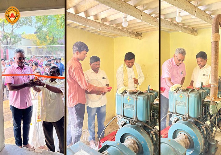 தூத்துக்குடி லூர்தம்மாள்புரம் புனித லூர்து அன்னை ஆலயத்தில் புதிய மின்மோட்டார் கட்டிடம்