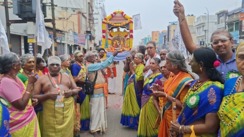 காஞ்சிபுரம் சித்தீஸ்வரர் ஆலயத்தில் திருவண்ணாமலை கிரிவல குழுவின் 28 ஆம் ஆண்டு விழா