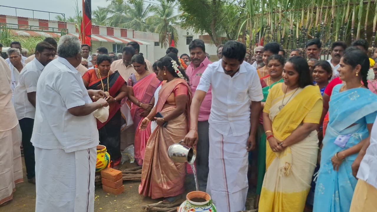 வாலாஜாபாத் வடக்கு ஒன்றியத்தின் சார்பில் பொங்கல் விழா