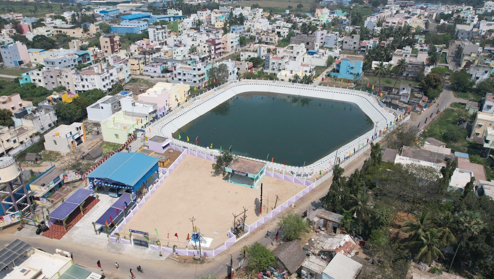 தண்டலம் கிராமத்தில் குளத்தை புனரமைத்து, தண்ணீர் பாதுகாப்பை பலப்படுத்தியுள்ள ஹூண்டாய் மோட்டார் இந்தியா அறக்கட்டளை