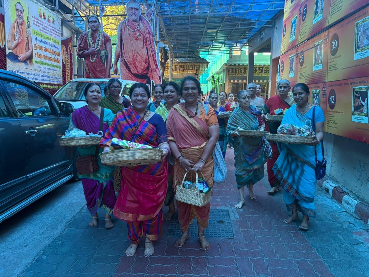 காஞ்சிபுரம் சங்கர மடத்தில் சிறப்பு பிச்சாவரம் மற்றும் மாவிளக்கு பூஜை