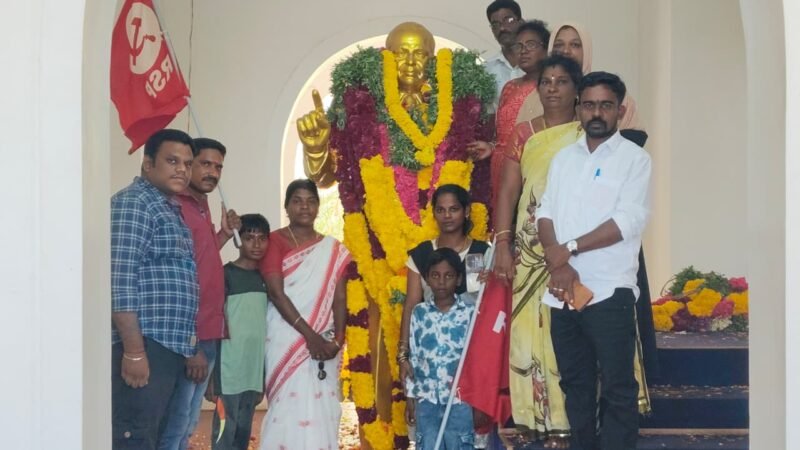 புரட்சிகர சோசலிஸ்ட் கட்சி புதுச்சேரி மாநில குழு சார்பில் அம்பேத்கர் பிறந்தநாள் கொண்டாட்டம்!