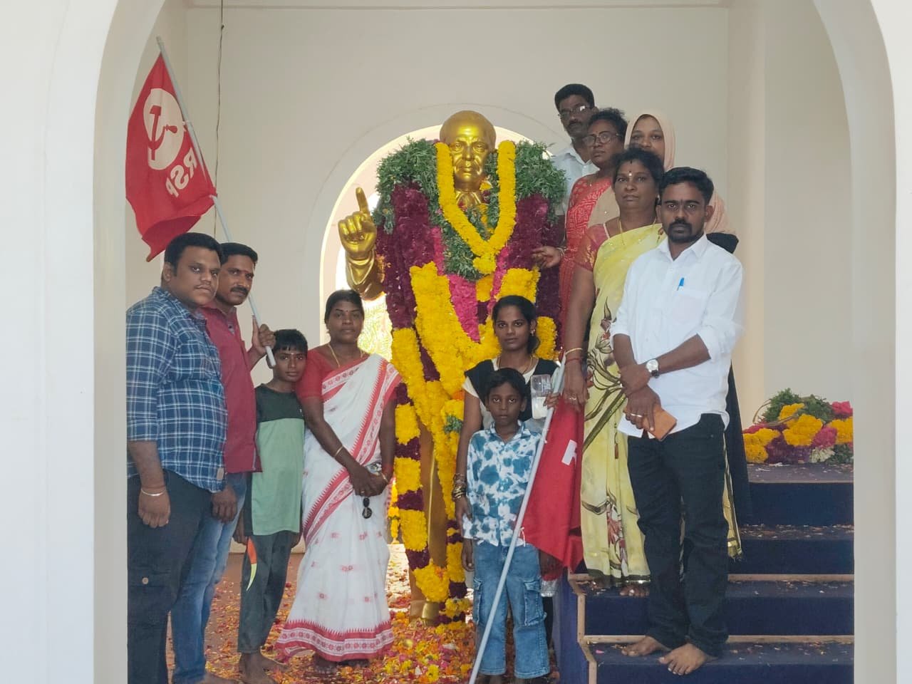 புரட்சிகர சோசலிஸ்ட் கட்சி புதுச்சேரி மாநில குழு சார்பில் அம்பேத்கர் பிறந்தநாள் கொண்டாட்டம்!