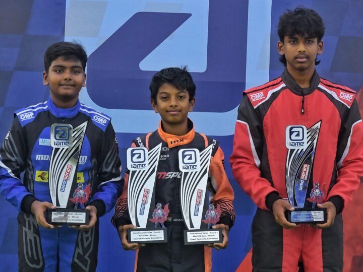 IAME SERIES INDIA 2026 – ROUND 1 – IAME சீரிஸ் இந்தியா 2026: ஜூனியர் பிரிவில் ஆதித்யா பிரதாப், ரெஹான் கான் ரஷீத் அசத்தல் வெற்றி