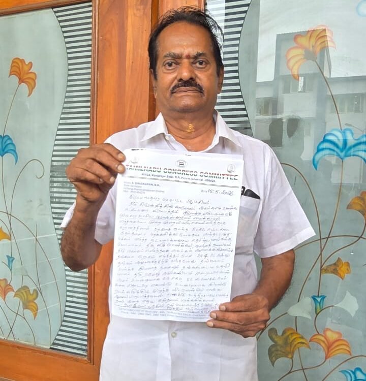 7 மாதங்களாக நிழற்குடை அமைக்காததை கண்டித்து மே 18-ல் அறப்போராட்டம் – காங்கிரஸ் மாநில செயலாளர் அறிவிப்பு