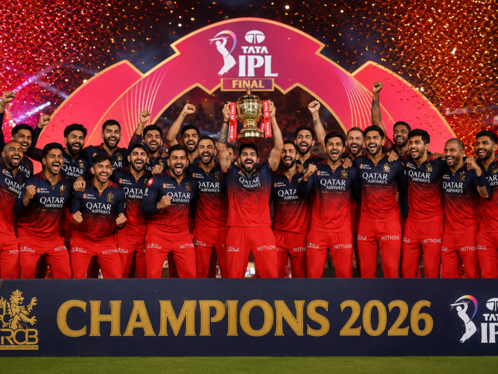 IPL 2026 இறுதிப்போட்டி: குஜராத்தை வீழ்த்தி சாம்பியன் பட்டம் வென்றது பெங்களூரு அணி!