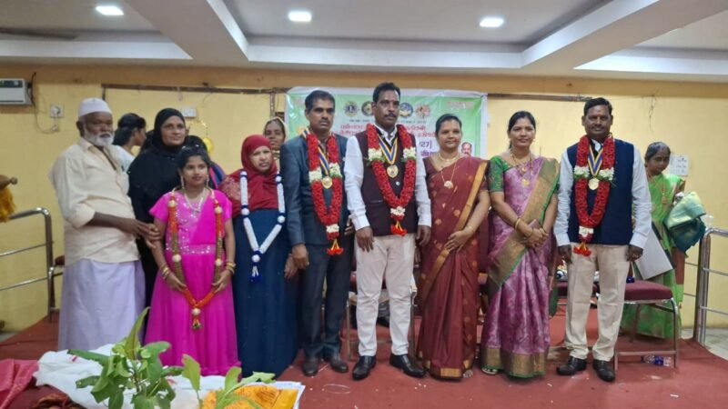 காஞ்சிபுரம் அண்ணா லயன்ஸ் சங்கத்தின் 11ஆம் ஆண்டு புதிய நிர்வாகிகள் பதவியேற்பு விழா