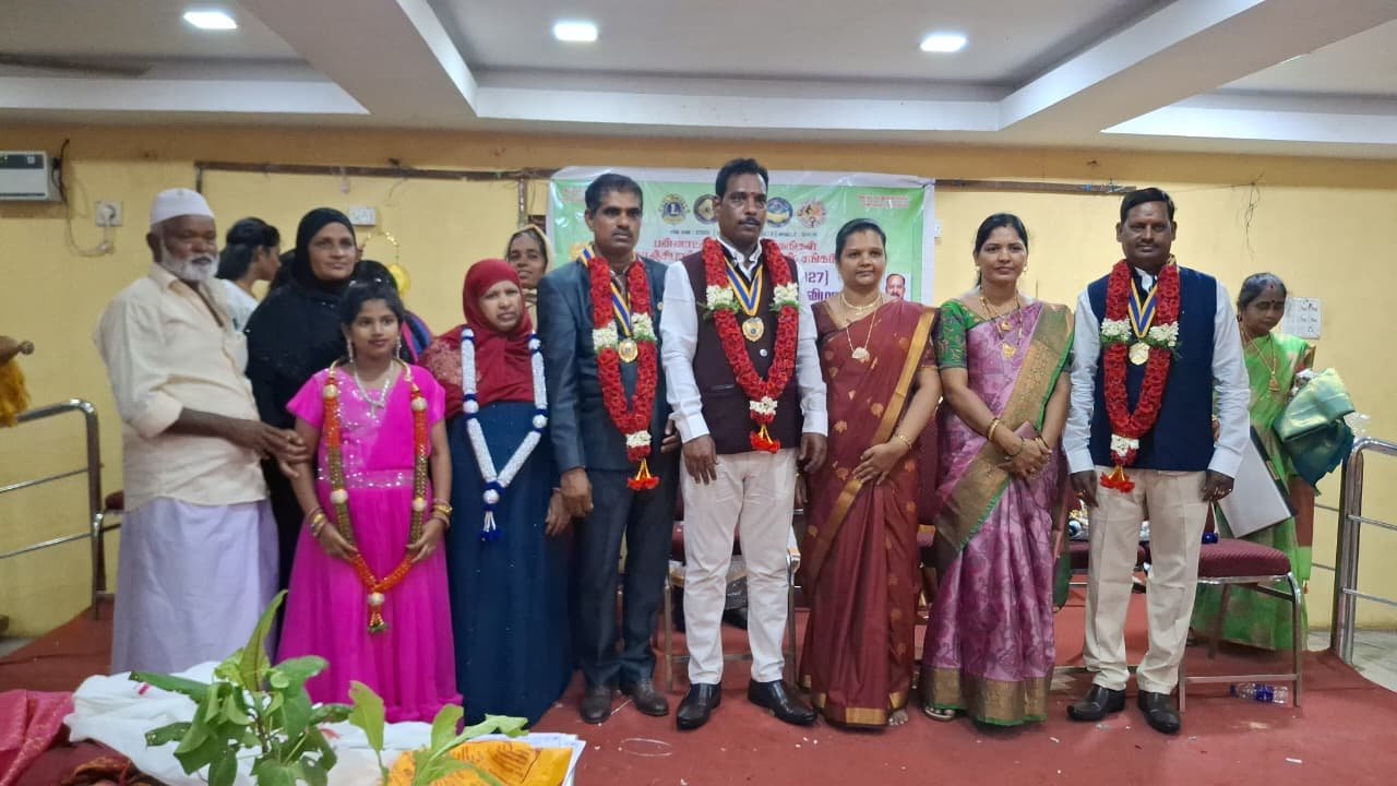 காஞ்சிபுரம் அண்ணா லயன்ஸ் சங்கத்தின் 11ஆம் ஆண்டு புதிய நிர்வாகிகள் பதவியேற்பு விழா