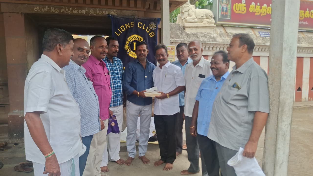 காஞ்சிபுரம் அண்ணா லயன்ஸ் சங்கத்தின் 4வது நாள் சேவை: லயன் சுப்பிரமணி பிறந்தநாள் சிறப்பு