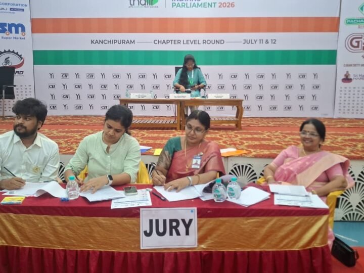 காஞ்சிபுரத்தில் இளம் தலைமுறைக்கான மாதிரி நாடாளுமன்றம் தொடக்கம்: ஜனநாயகத்தை நேரடியாக கற்ற மாணவர்கள்