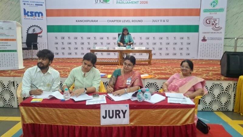 காஞ்சிபுரத்தில் இளம் தலைமுறைக்கான மாதிரி நாடாளுமன்றம் தொடக்கம்: ஜனநாயகத்தை நேரடியாக கற்ற மாணவர்கள்
