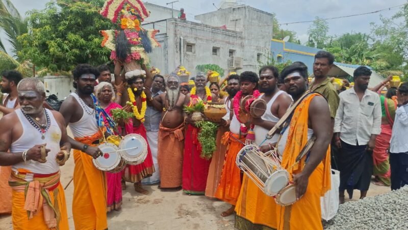 காஞ்சிபுரம் கீரநல்லூரில் யோக காளீஸ்வரர் ஆலய ஆடி மாத கூழ்வார்த்தல் திருவிழா