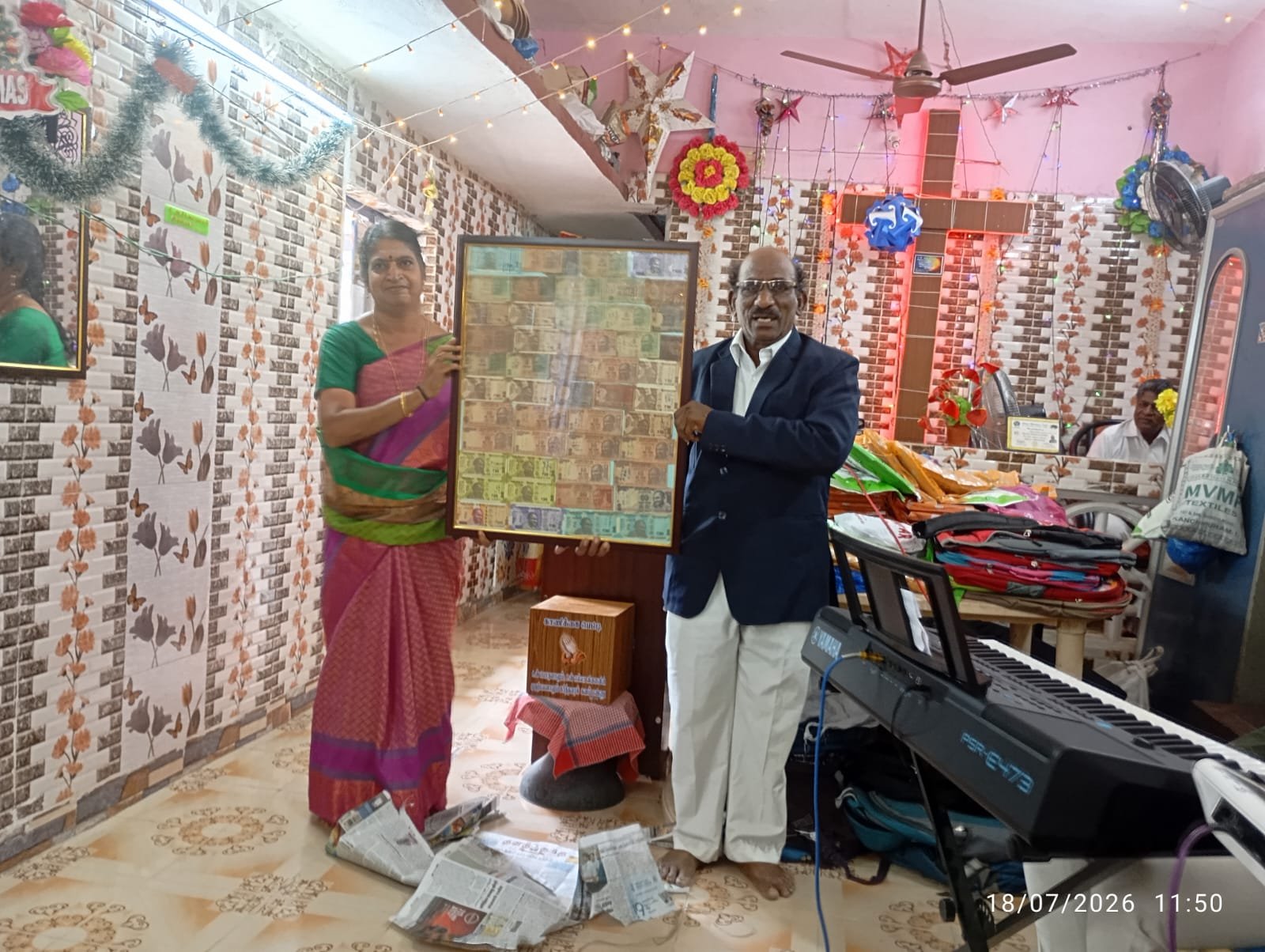 காஞ்சிபுரம் அய்யம்பேட்டை சாரா இயேசுவின் ஜெப வீட்டில் 39-வது ஆண்டு விழா – மாணவர்களுக்கு கல்வி உதவிகள் வழங்கல்