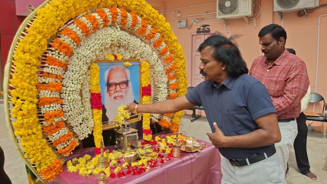 காஞ்சிபுரம் பாரதிதாசன் பள்ளியில் K.T.S. மணி ஐயா நூற்றாண்டு விழா – மாணவர்களுக்கு ஓவியப் போட்டி, பரிசுகள் வழங்கல்