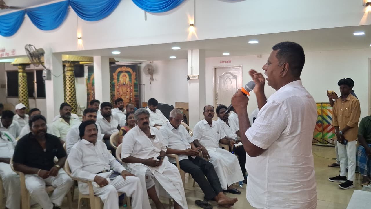 காஞ்சிபுரம் மாவட்ட காங்கிரஸ் மறுசீரமைப்பு ஆலோசனைக் கூட்டம்: எஸ்.ஏ. அருள்ராஜ் தலைமையில் முக்கிய ஆலோசனை