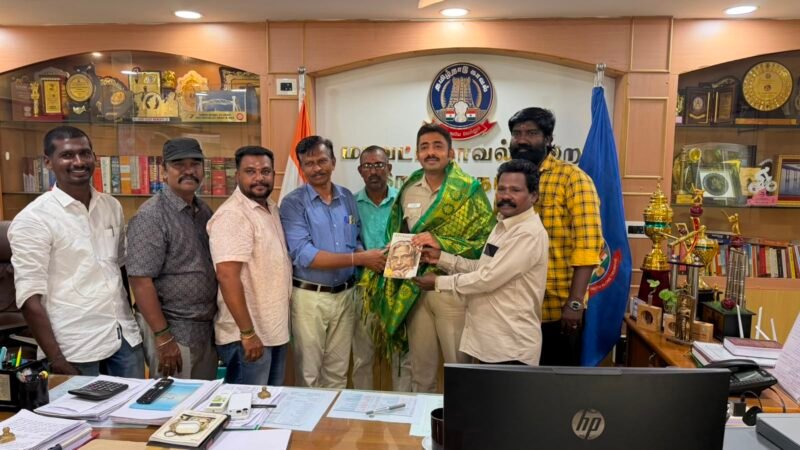 போதைப்பொருள் ஒழிப்பு நடவடிக்கையில் சிறப்பாக செயல்பட்ட ராமநாதபுரம் எஸ்.பி. சந்தீஷுக்கு பதக்கம் – செய்தியாளர்கள் சங்கம் வாழ்த்து