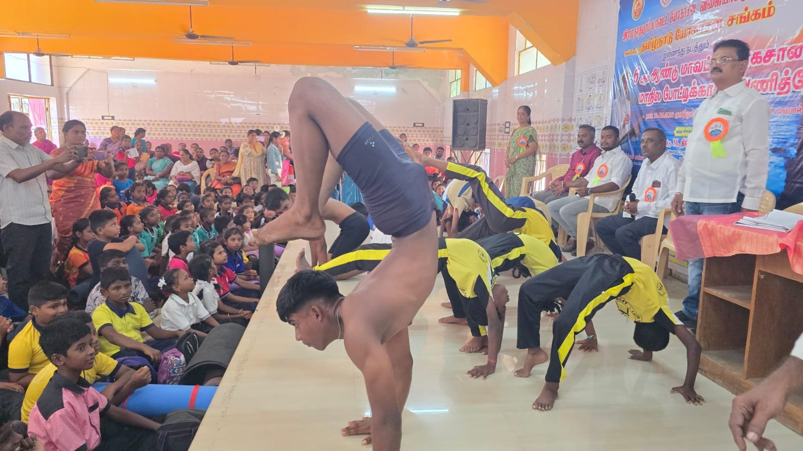 ராமநாதபுரத்தில் மாநில யோகாசன போட்டிக்கான அணி தேர்வு | 300-க்கும் மேற்பட்ட மாணவர்கள் பங்கேற்பு