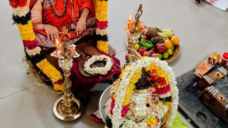 காஞ்சிபுரம் சிருங்கேரி சாரதா பீடத்தில் 34-வது வர்த்தந்தி மகோற்சவம் – சிறப்பு யாகசாலை பூஜை, வேத பாராயணம்