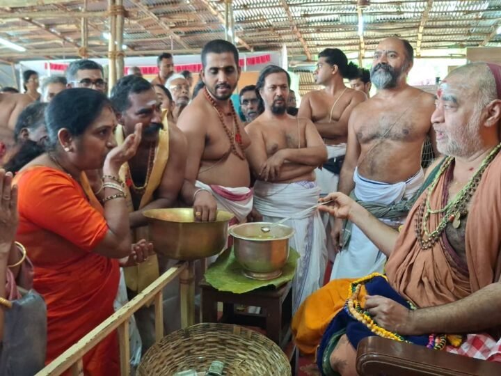 காஞ்சிபுரம் ஓரிக்கை மணிமண்டபத்தில் பிக்ஷா வந்தனம்: தென்னிந்திய புரோகிதர்கள் சங்கத்தின் 68-வது ஆண்டு தொடக்க விழா