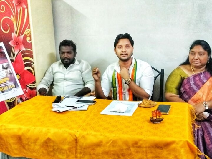 தூத்துக்குடியில் தூய்மைப் பணியாளர்களின் உரிமைகள், பாதுகாப்பை வலியுறுத்தி இளைஞர் காங்கிரஸ் கூட்டம்
