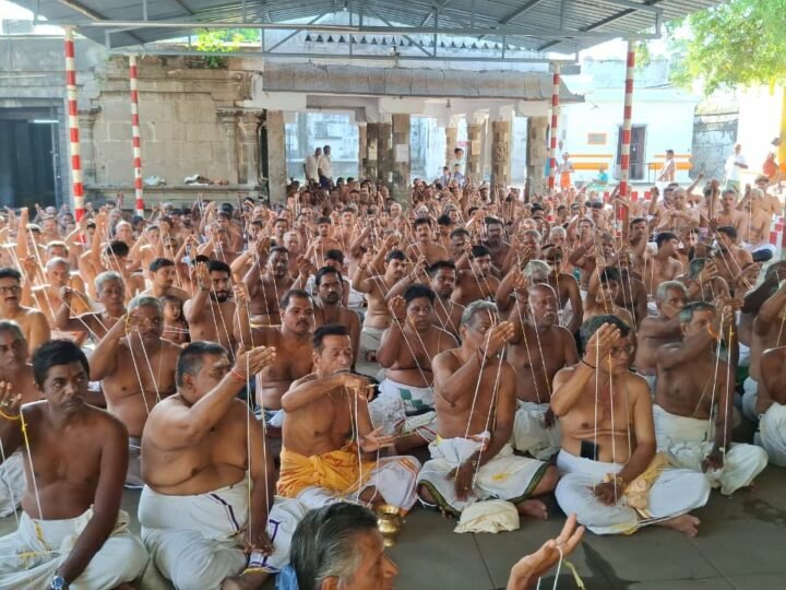 காஞ்சிபுரம் மணிகண்டீஸ்வரர் ஆலயத்தில் ஆவணி அவிட்ட விழா