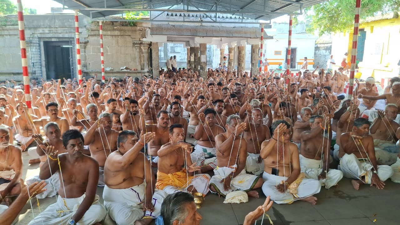 காஞ்சிபுரம் மணிகண்டீஸ்வரர் ஆலயத்தில் ஆவணி அவிட்ட விழா
