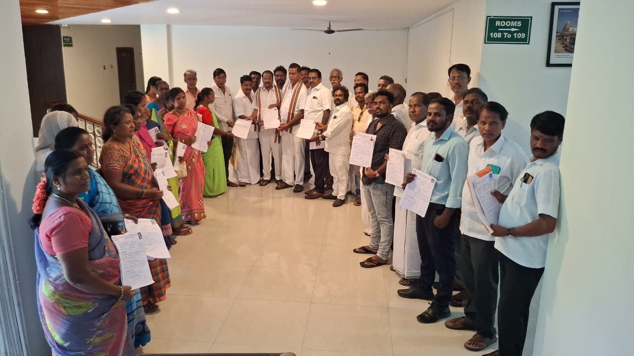 காஞ்சிபுரம் மாவட்ட காங்கிரஸ் மண்டல நிர்வாகிகளுக்கான நேர்காணல் – ஏராளமானோர் பங்கேற்பு