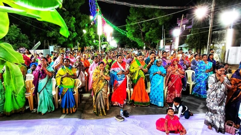 தூத்துக்குடி எஸ்.எஸ். மாணிக்கபுரத்தில் அன்னை வேளாங்கண்ணி மாதா கெபி 44ஆம் ஆண்டு திருவிழா