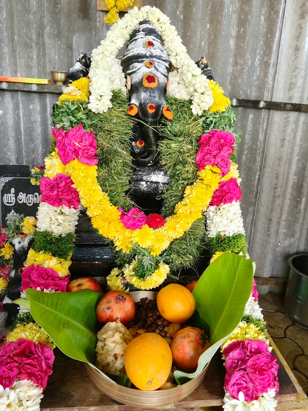 வழுதூர் ஸ்ரீ அருளொளி விநாயகருக்கு 11 வகையான அபிஷேகம் – கூட்டு வழிபாடு