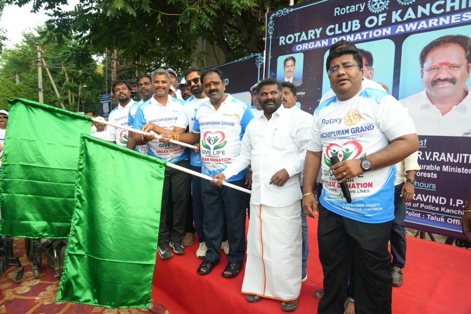 காஞ்சிபுரத்தில் உடல் உறுப்பு தான விழிப்புணர்வு பேரணி – 1300 பேர் பங்கேற்பு