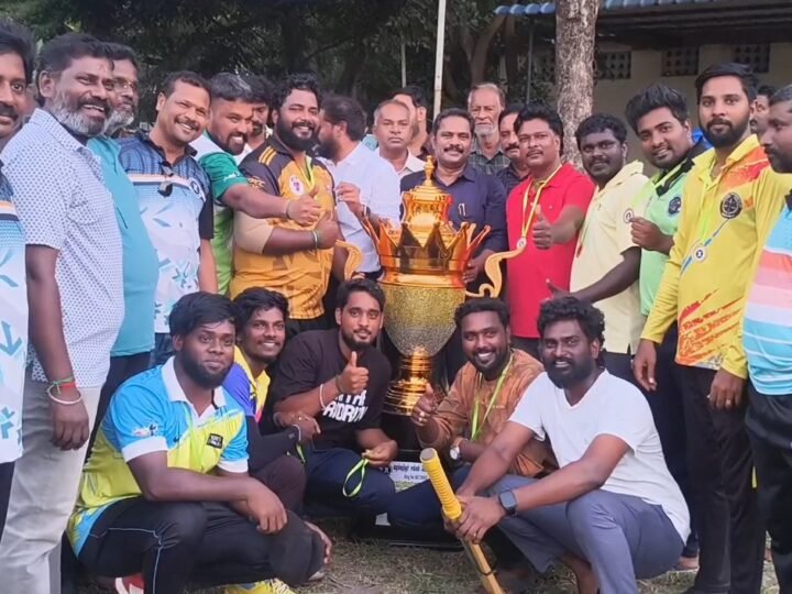பொன்னேரியில் வழக்கறிஞர்களுக்கான கிரிக்கெட் போட்டி: பூந்தமல்லி பூவை அணி வெற்றி