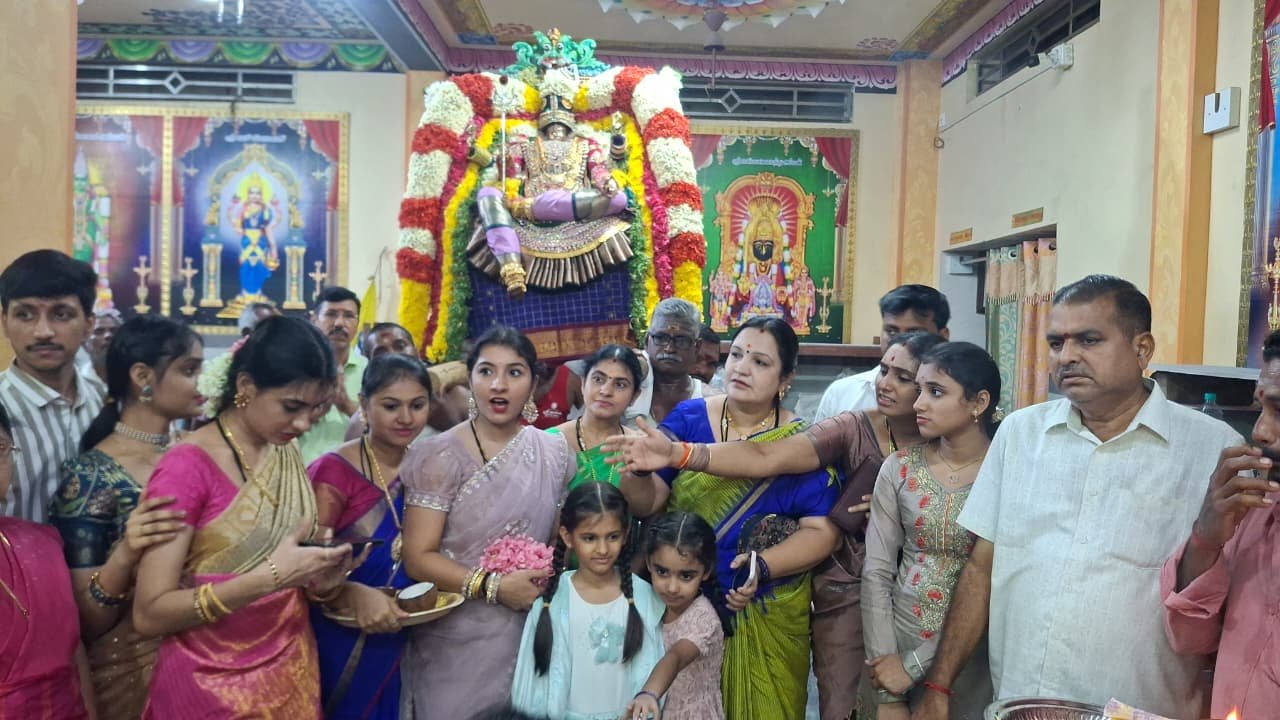 காஞ்சிபுரம் பத்ரகாளி அம்மன் கோவிலில் 37-ஆம் ஆண்டு நவராத்திரி நிறைவு